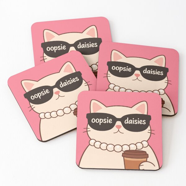 Item preview, Oopsie Daisies Funny Cat Coffee Art designed and sold by OopsieDaisiesSh.