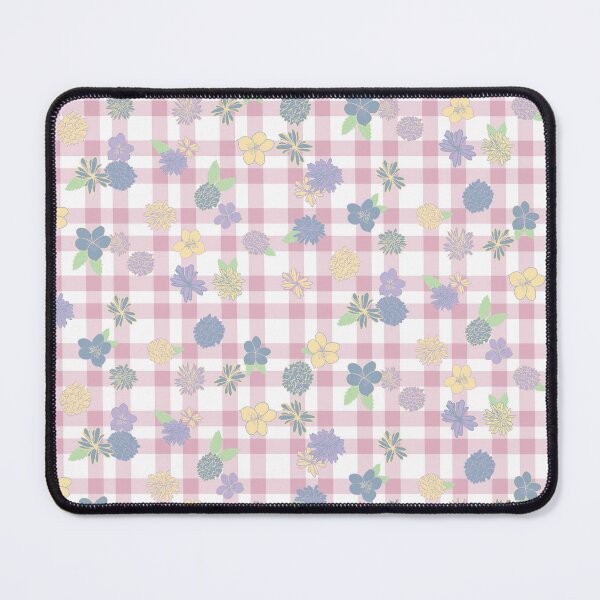 Item preview, Wildflower Plaid - wildflower - pink designed and sold by Stephanie Fiona Design.