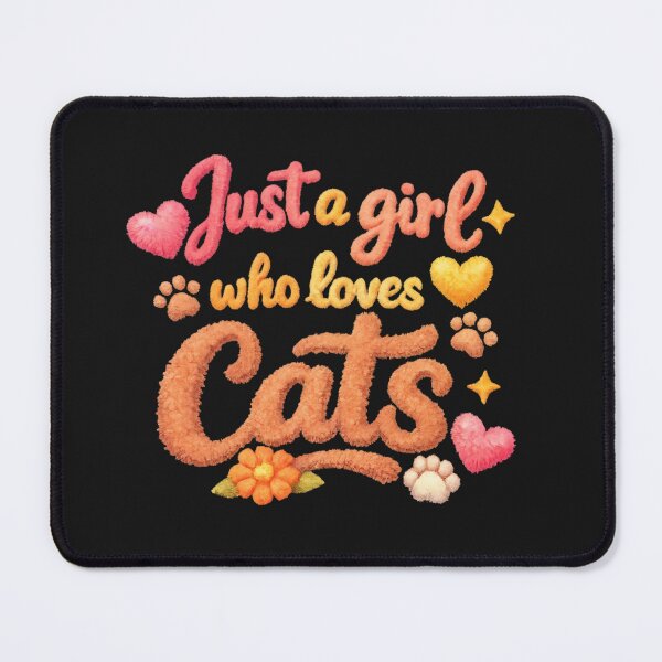 Item preview, Just a girl who loves cats designed and sold by ArtPixs.