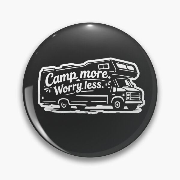 Item preview, Camp More, Worry Less – Vintage Outdoor Series designed and sold by KiwyStudio.
