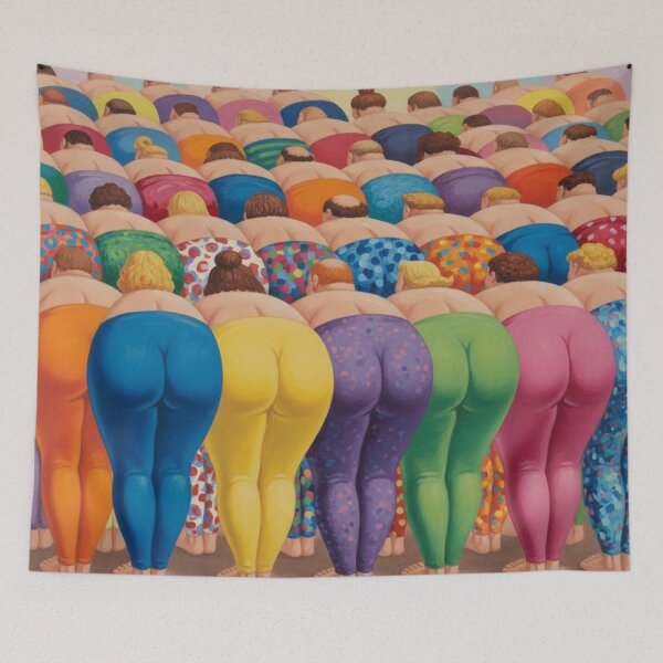 Item preview, Butts 4; Unisex Leggings  designed and sold by NickWhittleArt.