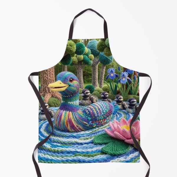 Item preview, Colorful Mother Loon with Yarn Chicks designed and sold by Tridentulus.