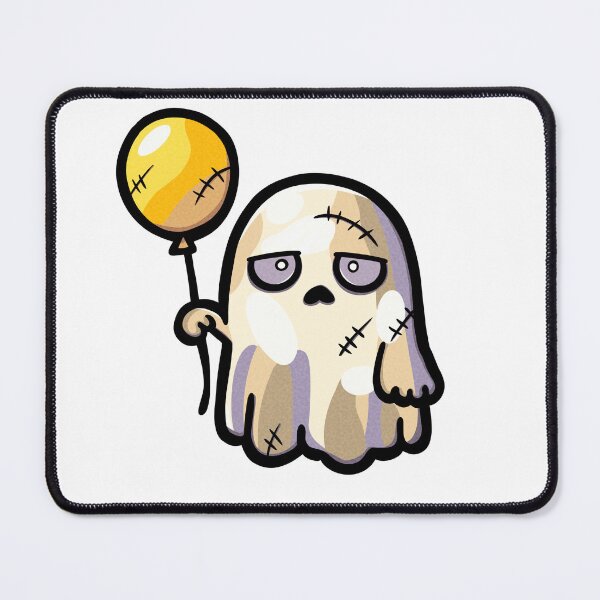 Item preview, Sad ghost with balloon designed and sold by DrFrankenBecky.