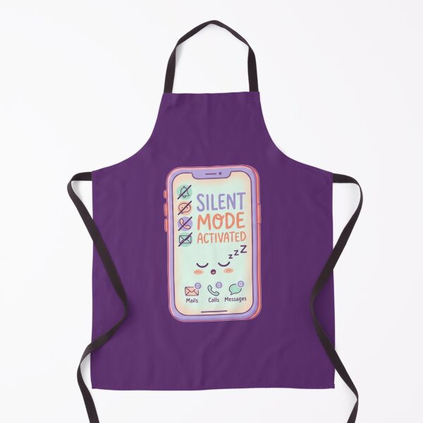 Item preview, Silent Mode Activated Introvert Funny Anti Social Phone Design designed and sold by Quiet Mode Studio.