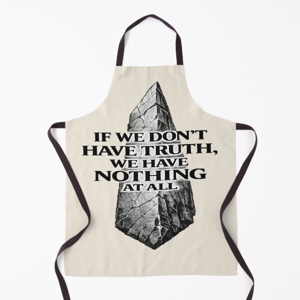 Item preview, IF WE DON’T HAVE TRUTH, WE HAVE NOTHING AT ALL Shirt – Stone Obelisk Statement Tee designed and sold by POD DYNASTY.