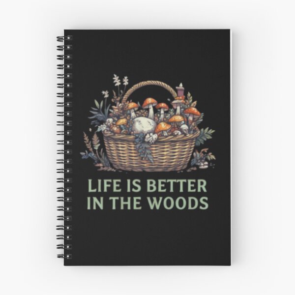Item preview, Life Is beter in the Woods – Forest Aesthetic Nature Design designed and sold by FunForgeStudio.