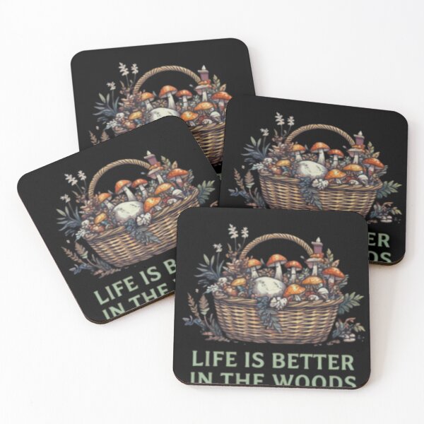 Item preview, Life Is beter in the Woods – Forest Aesthetic Nature Design designed and sold by FunForgeStudio.