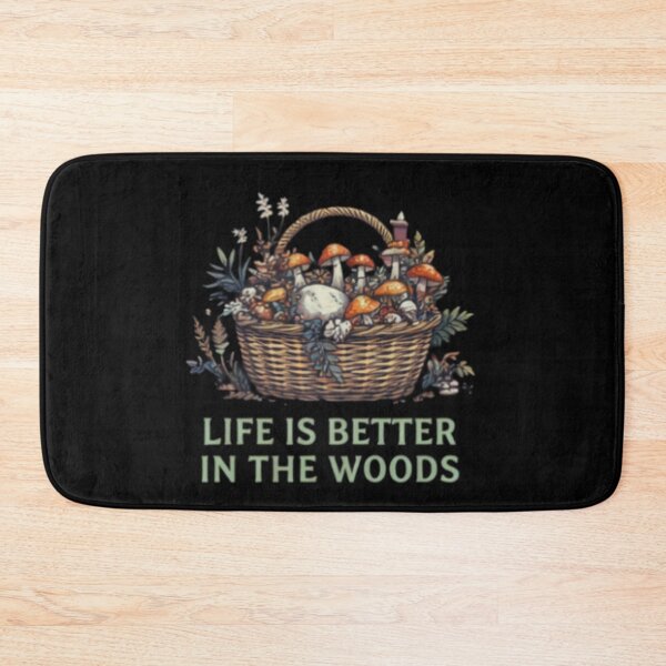 Item preview, Life Is beter in the Woods – Forest Aesthetic Nature Design designed and sold by FunForgeStudio.