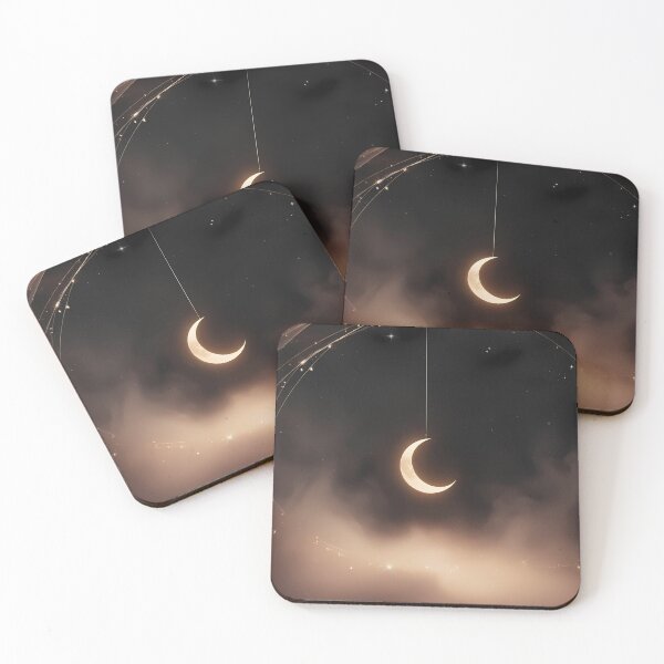 Item preview, Elegant Hanging Crescent Moon Phone Case designed and sold by Bronze-Starr.