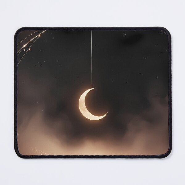 Item preview, Elegant Hanging Crescent Moon Phone Case designed and sold by Bronze-Starr.