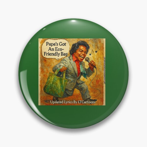 Item preview, Papa’s Got an Eco‑Friendly Bag – Musical Parody Cartoon designed and sold by Rick London Gifts.