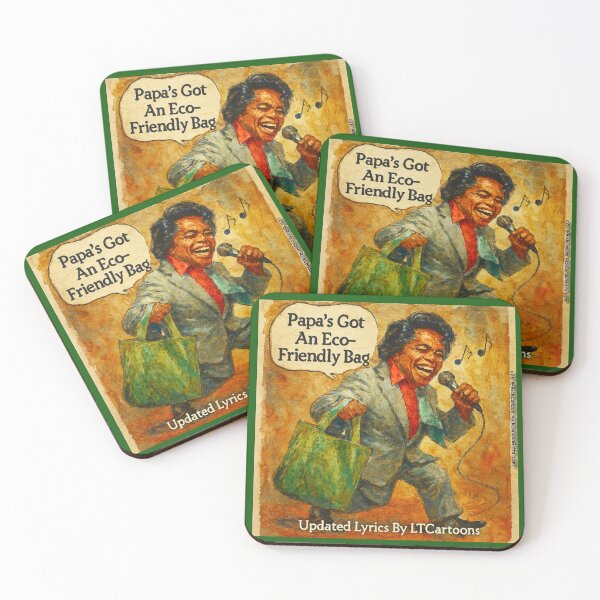 Item preview, Papa’s Got an Eco‑Friendly Bag – Musical Parody Cartoon designed and sold by Rick London Gifts.