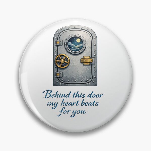 Item preview, Behind this door my heart beats for you designed and sold by Atelierby-Anita.