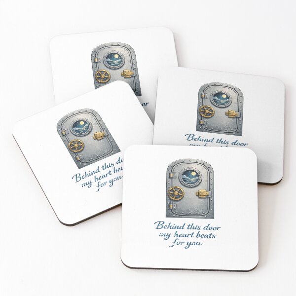 Item preview, Behind this door my heart beats for you designed and sold by Atelierby-Anita.