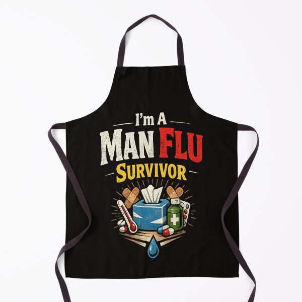 Item preview, MAN FLU SURVIVOR designed and sold by ROCK T's.