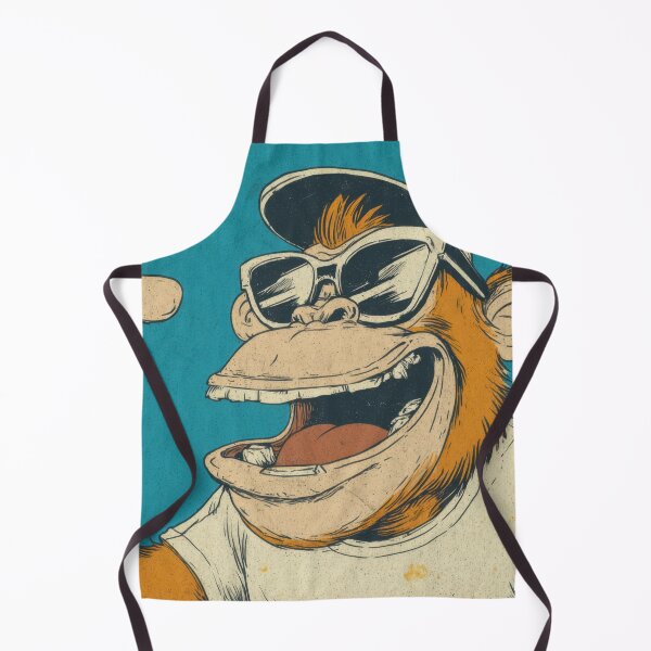 Item preview, Monkey takes selfie with drink designed and sold by anytka.