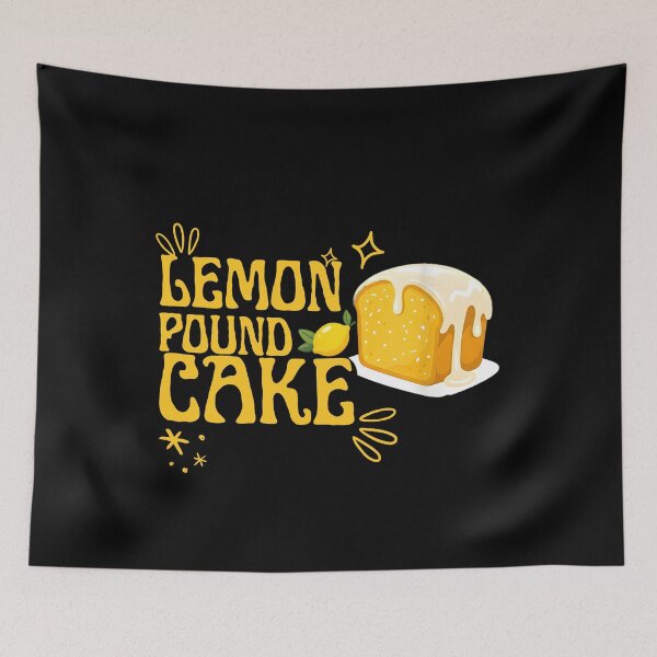 Item preview, Retro Lemon Pound Cake - Aesthetic Sweet Treats & Baking Art designed and sold by Ali-printshop.