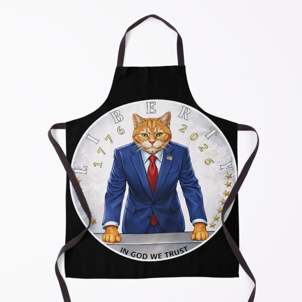 Item preview, In Cats We Trust – Funny Cat President Coin 250 Years Design designed and sold by BlackCat Vibe.