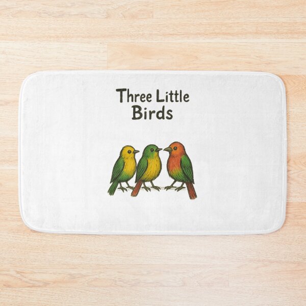 Item preview, Three Little Birds Rasta Art – Colorful Reggae Birds Illustration Inspired by Bob Marley's Three Little Birds – Vibrant Peace & Positivity Design designed and sold by Donsean22.