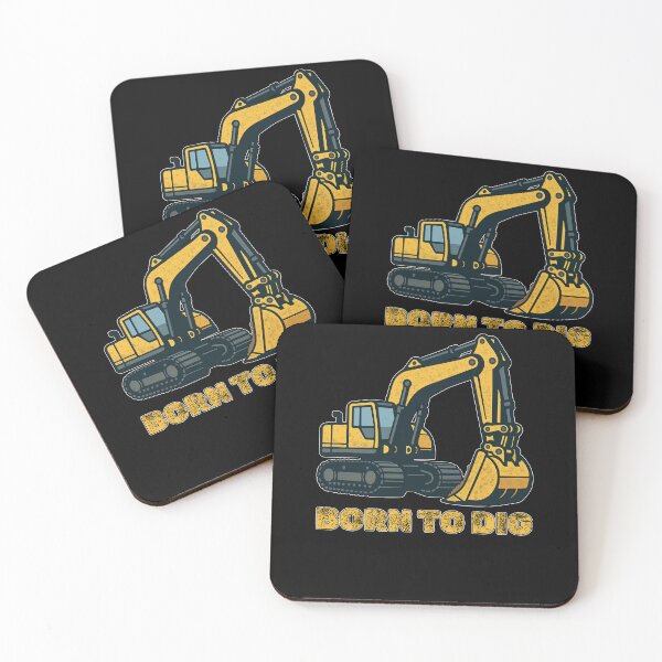 Item preview, Excavator - Born to Dig designed and sold by MattC_Design.