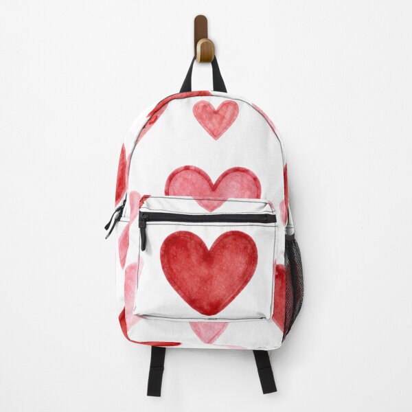 Item preview, Watercolor Red Hearts Valentine Seamless Pattern designed and sold by Print culturee.