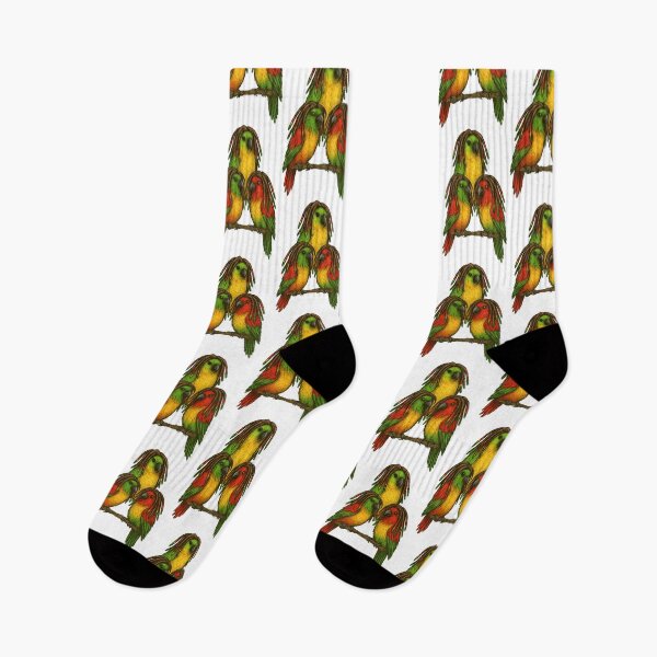Item preview, Three Little Birds Rasta Art – Colorful Reggae Birds Illustration Inspired by Three Little Birds – Vibrant Peace & Positivity Design designed and sold by Donsean22.
