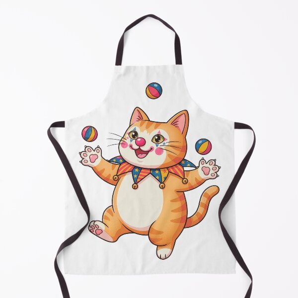 Item preview, Funny Cat Clown , Cute Cat With Balls designed and sold by MoSaid.