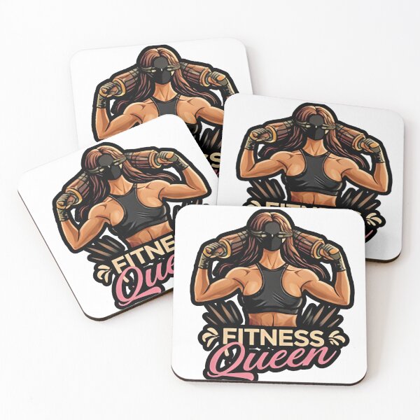 Item preview, Fitness Queen – Strong Woman Workout Design designed and sold by Ladys-Gents.