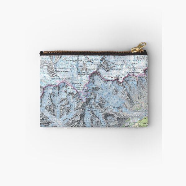 Item preview, Topographic map of the Mont Blanc designed and sold by Karol Majewski.