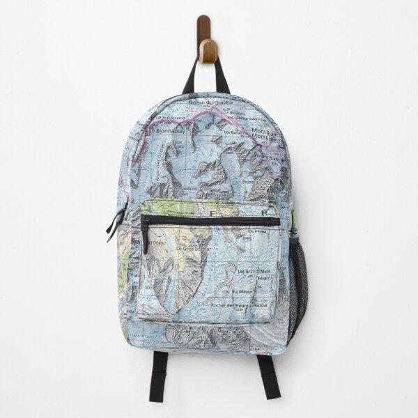 Item preview, Topographic map of the Mont Blanc designed and sold by Karol Majewski.
