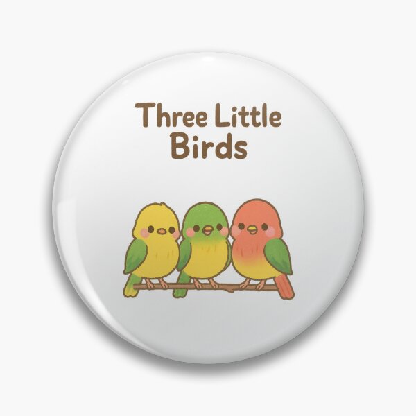 Item preview, Three Little Birds Rasta Art – Cute Colorful Reggae Birds Illustration Inspired by Bob Marley's Three Little Birds – Vibrant Peace & Positivity Kawaii Design designed and sold by Donsean22.