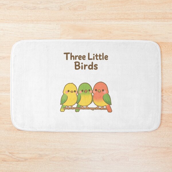 Item preview, Three Little Birds Rasta Art – Cute Colorful Reggae Birds Illustration Inspired by Bob Marley's Three Little Birds – Vibrant Peace & Positivity Kawaii Design designed and sold by Donsean22.