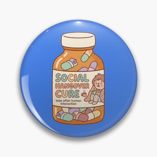 Item preview, Social Hangover Cure Introvert Funny Anti Social Recovery Design designed and sold by Quiet Mode Studio.
