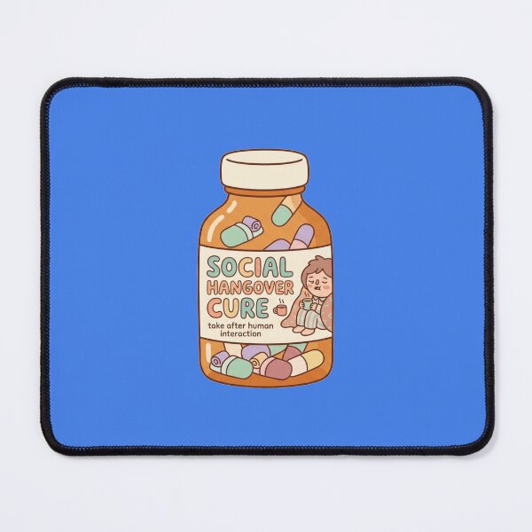 Item preview, Social Hangover Cure Introvert Funny Anti Social Recovery Design designed and sold by Quiet Mode Studio.