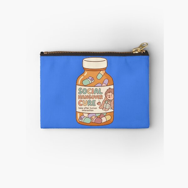 Item preview, Social Hangover Cure Introvert Funny Anti Social Recovery Design designed and sold by Quiet Mode Studio.