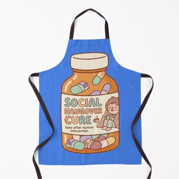 Item preview, Social Hangover Cure Introvert Funny Anti Social Recovery Design designed and sold by Quiet Mode Studio.
