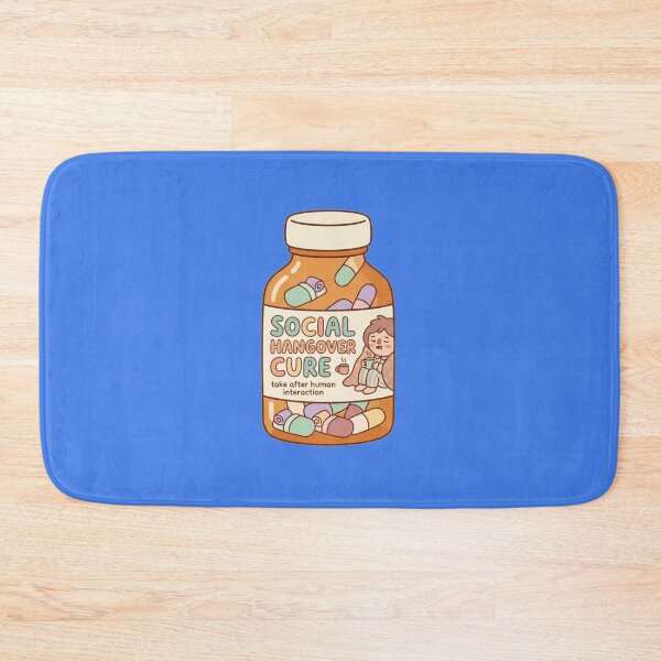 Item preview, Social Hangover Cure Introvert Funny Anti Social Recovery Design designed and sold by Quiet Mode Studio.