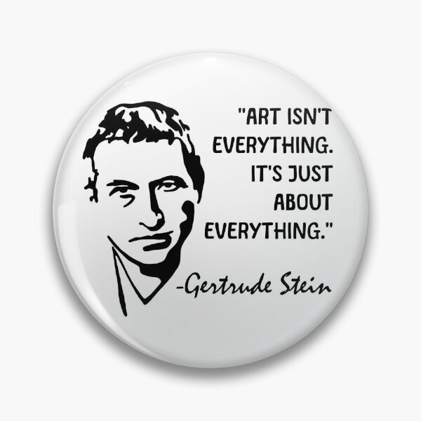 Item preview, Gertrude Stein Portrait and Quote designed and sold by Unhinged Heather.
