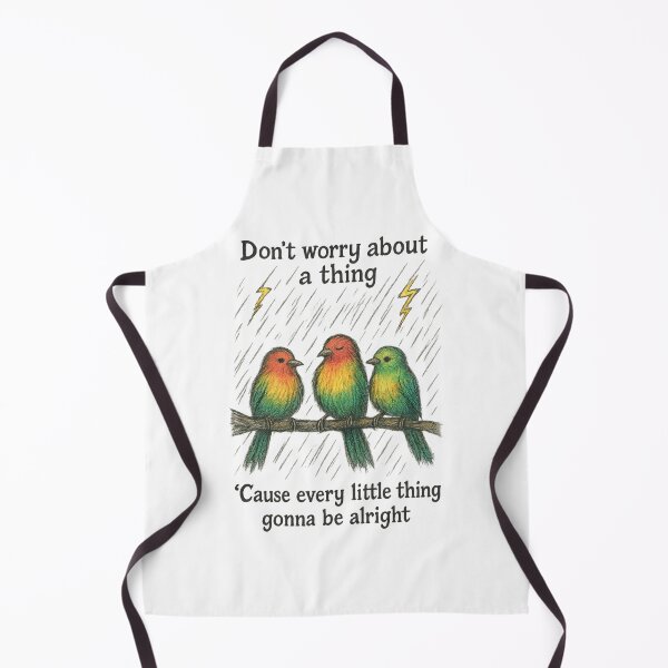 Item preview, Three Little Birds Rasta Art – Chaotic Colorful Reggae Birds Illustration Inspired by Bob Marley's Three Little Birds – Vibrant Peace & Positivity Design designed and sold by Donsean22.