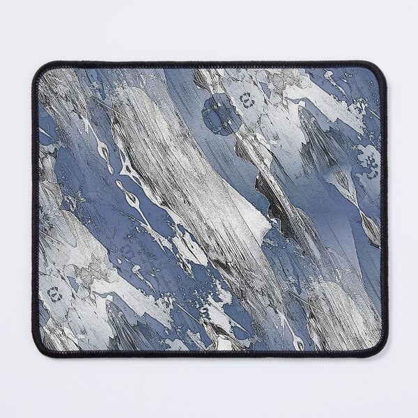 Item preview, Horizontal Gunge Abstract in Blue designed and sold by Artistestella.
