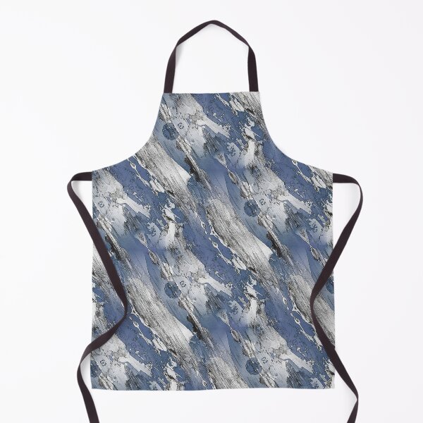 Item preview, Horizontal Gunge Abstract in Blue designed and sold by Artistestella.
