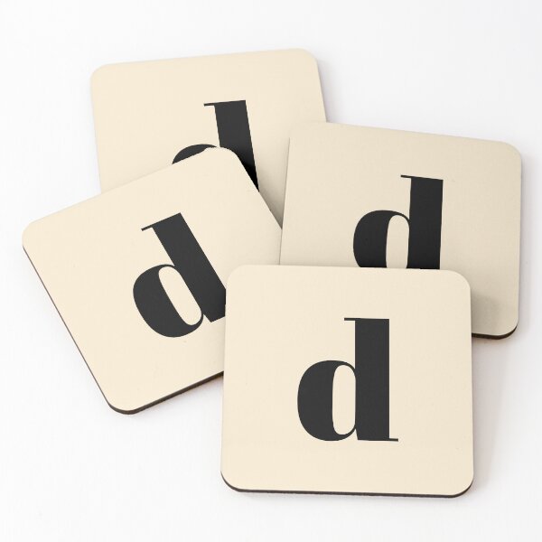 Item preview, Letter D Monogram Phone Case Minimalist Aesthetic Gift for Her, Modern Script Letter D Blanket Cozy Gift for Girls, Letter D Typography Journal Aesthetic Graduation Gift Idea designed and sold by Noe Mill.