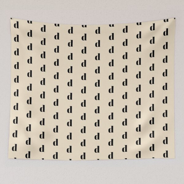 Item preview, Letter D Monogram Phone Case Minimalist Aesthetic Gift for Her, Modern Script Letter D Blanket Cozy Gift for Girls, Letter D Typography Journal Aesthetic Graduation Gift Idea designed and sold by Noe Mill.