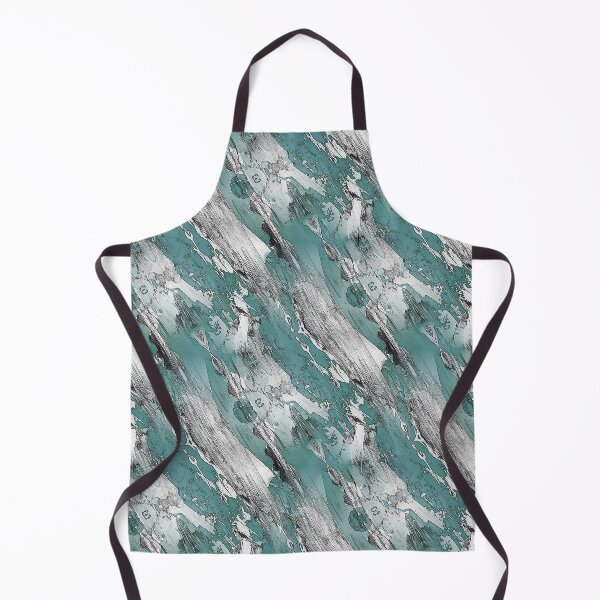 Item preview, Horizontal Gunge Abstract in Aqua designed and sold by Artistestella.