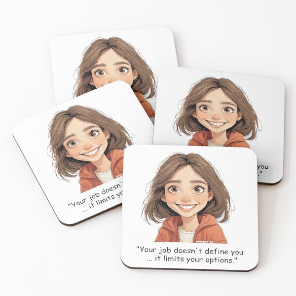 Item preview, "Your job doesn't define you ... it limits your options." - Lumi @ spunkyZeST designed and sold by spunkyZeST.