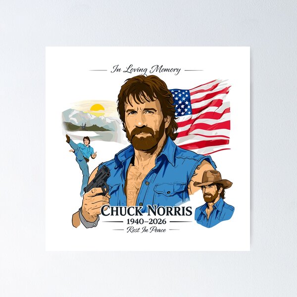 Item preview, Chuck Norris Legend — Vintage 80s Style designed and sold by Krasnovaovaova.