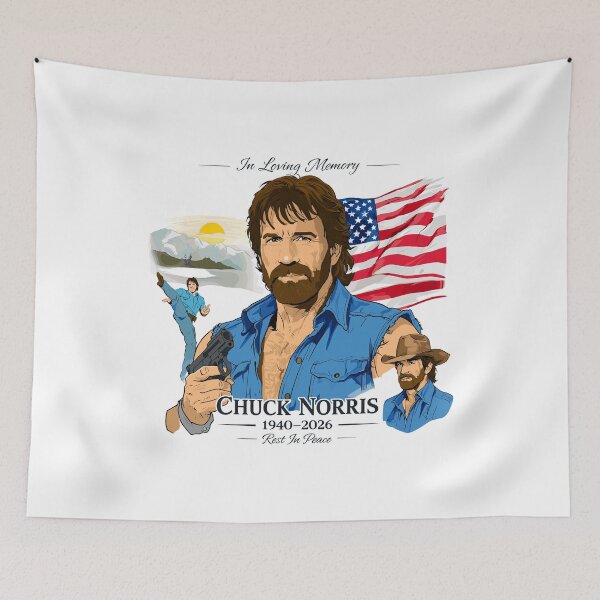 Item preview, Chuck Norris Legend — Vintage 80s Style designed and sold by Krasnovaovaova.