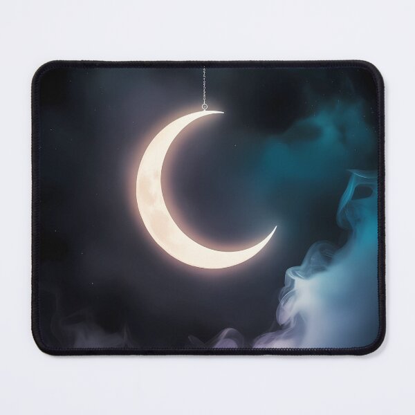 Item preview, Minimal Blue Moon Phone Case – Soft Cosmic Night Design designed and sold by Bronze-Starr.