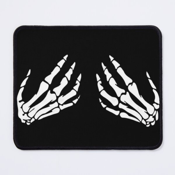 Item preview, Skeleton Hands Minimalist Graphic Art - Emo/Grunge Aesthetic Illustration designed and sold by MakarenaCreate.
