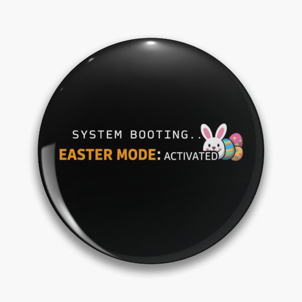 Item preview, Easter Mode Activated – System Booting Cute Bunny Funny Easter Design designed and sold by MoosElkPL.